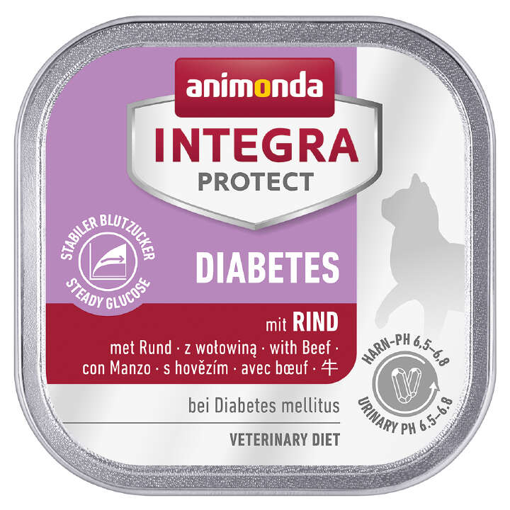 animonda Katzen-Nassfutter INTEGRA PROTECT Adult Diabetes Rind